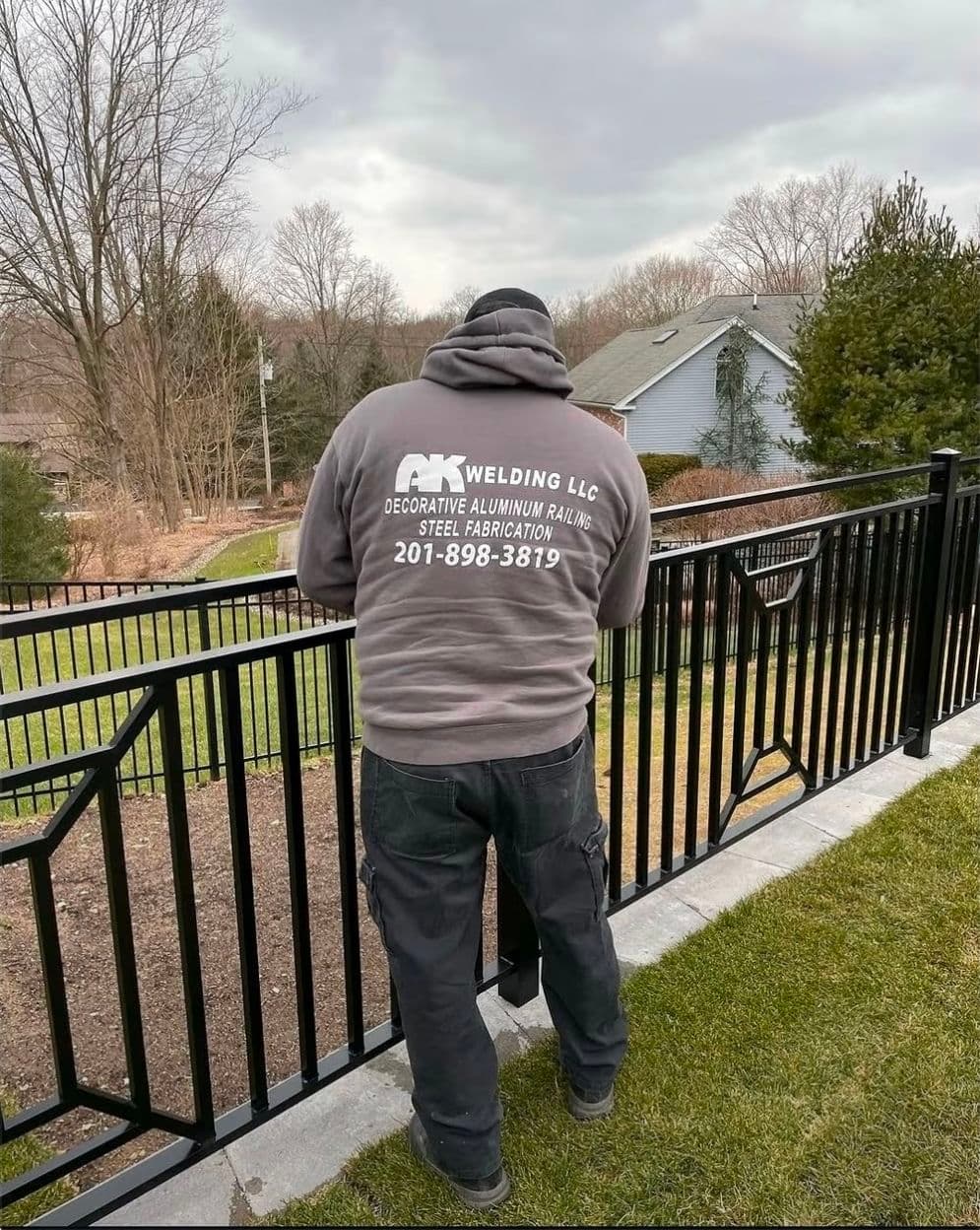 Custom Aluminum Fence Installation in Alpine, NJ image