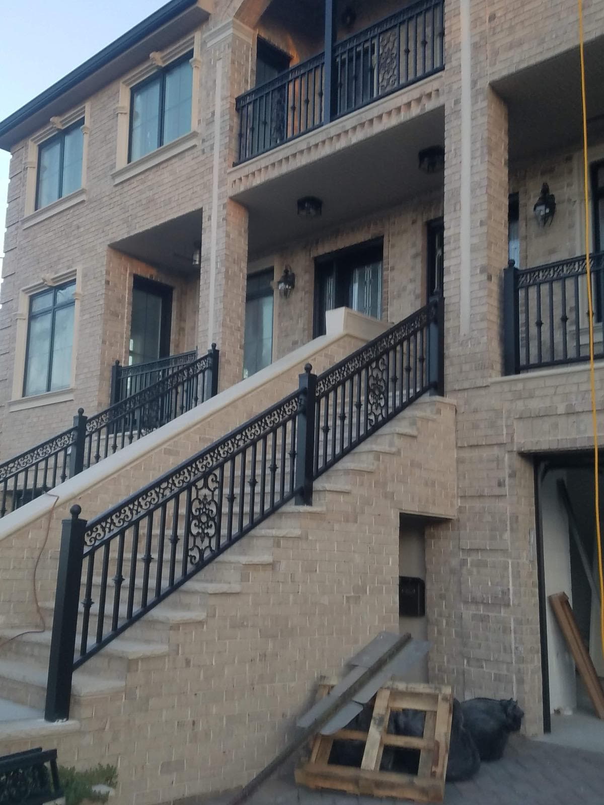 Gallery photos for Custom Decorative Aluminum Railings Installed on Steps and Balconies: Image #3