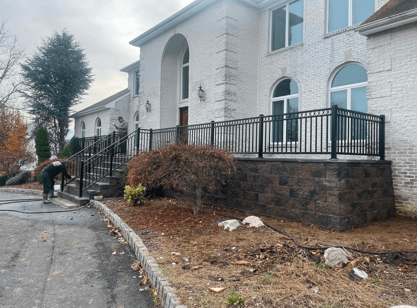 Custom Decorative Railing Installation in Alpine NJ image