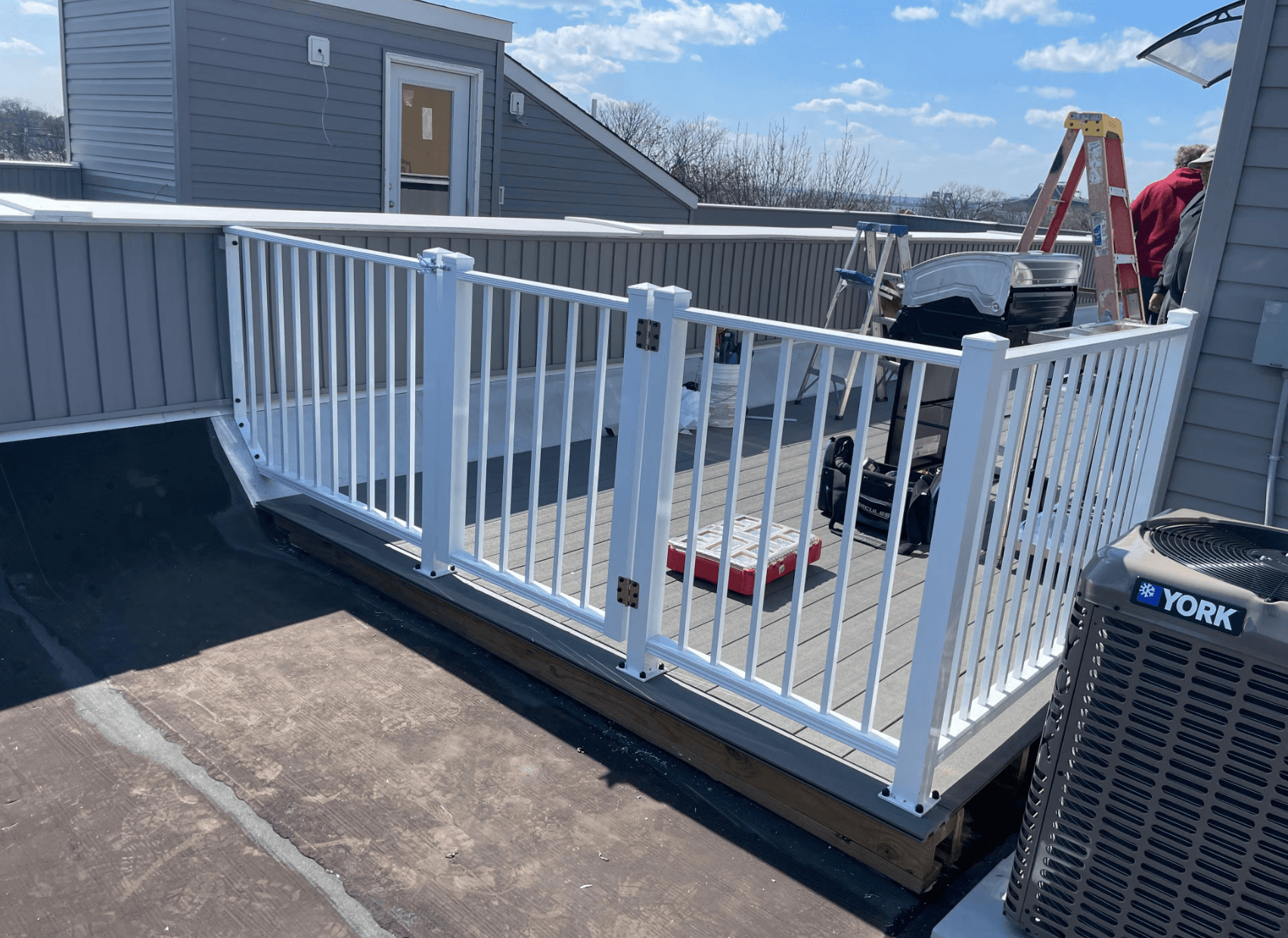 Custom Aluminum Balcony Railing Installation in Park Ridge image