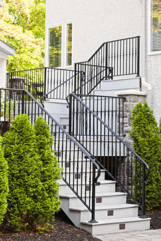 Custom Decorative Steel Railings Installed in Bergen County image